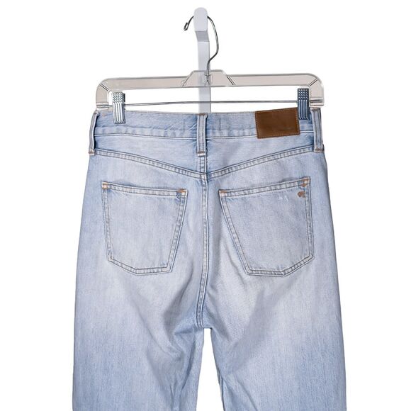 Madewell Women's Perfect Summer Jeans Blue Light Wash High Waisted Denim Size 25 - Picture 7 of 10